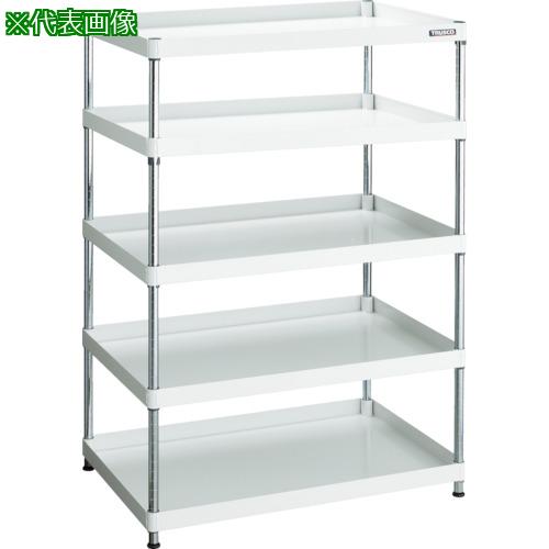 ■TRUSCO スチールラック フェニックスワゴンラック型 抗菌900X600 4段 ホワイト〔品番:PEWR1594W〕【4885384:0】[直送DS][店頭受取不可]