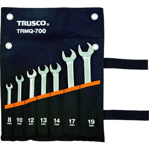 ■TRUSCO クイックラチェットコンビネーションレンチセット7本組〔品番:TRMQ700〕【4889703:0】[店頭受取不可]｜ホームセンターバロー　店