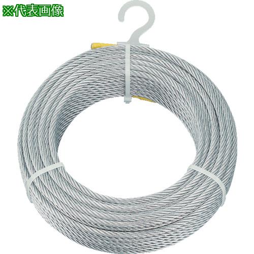 ■TRUSCO メッキ付ワイヤロープ Φ4mmX200m〔品番:CWM4S200〕【4890973:0】[店頭受取不可]｜ホームセンターバロー　店