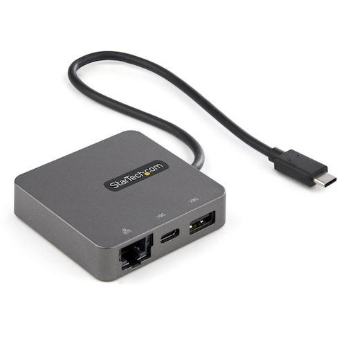 ■StarTech USBマルチハブ/USB-C/4K30Hz HDMI又はVGA/2x USB/LAN/TB3〔品番:DKT31CHVL〕【4892557:0】[法人・事業所限定][外直送元][店頭受取不可]