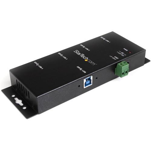 ■StarTech USBハブ/USB 3.0/USB-A - 4x USB-A/産業用メタル筐体/DIN・壁面〔品番:ST4300USBM〕【4892558:0】[法人・事業所限定][外直送元][店頭受取不可] 17,182円