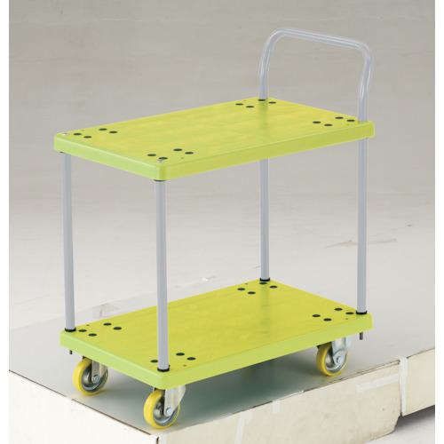 ■TRUSCO 帯電防止性グランカート 2段片袖 718&times;468 均等荷重200kg〔品番:TPE704〕【4893450:0】[法人・事業所限定][直送元][店頭受取不可]｜ホームセンターバロー　店