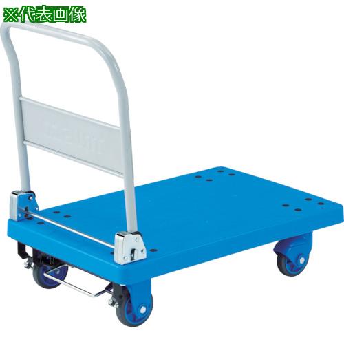 ■TRUSCO 樹脂台車 グランカート サイレント 折りたたみ 800X535 ストッパー付〔品番:TPX801S〕【4893689:0】[直送DS][店頭受取不可]｜ホームセンターバロー　店