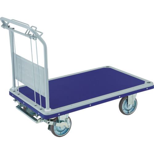 ■TRUSCO 始動アシスト台車 アクセル ハンドル解除式 ピン式2輪自在ストッパー付 制〔品番:502NHAJBB〕【4896360:0】[送料別途見積り][店頭受取不可]｜ホームセンターバロー　店
