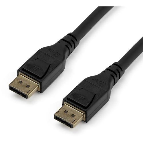 ■StarTech DisplayPort 1.4ケーブル/5m /8K60Hz /VESA認証/ブラック〔品番:DP14MM5M〕【4928243:0】[法人・事業所限定][外直送元][店頭受取不可]