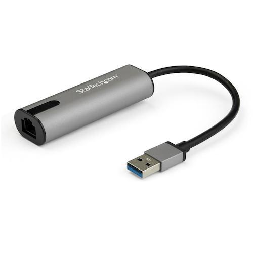 ■StarTech LANアダプター/USB 3.0/1x RJ45/100Mbps/1G/2.5G/スペースグレー〔品番:US2GA30〕【4929768:0】[法人・事業所限定][外直送元][店頭受取不可]