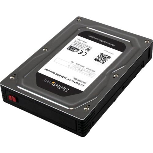 ■StarTech HDDコンバーター/2.5-3.5&rdquo;HDD変換ケース/HDD厚12.5mm迄/工具不要〔品番:25SAT35HDD〕【4932952:0】[店頭受取不可]｜ホームセンターバロー　店