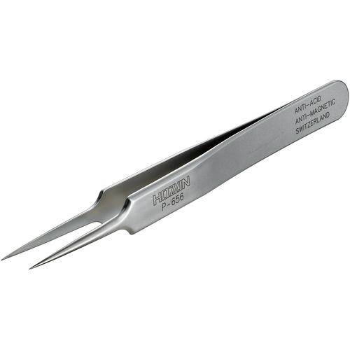■HOZAN ピンセット 110mm〔品番:P656〕【4954840:0】[店頭受取不可]