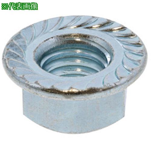 ■SUNCO 三価ユニクロ フランジナット(S付き 輸入品 M3(5.5X8 (4000本入)〔品番:N000U3500030000001〕【4972027:0】[送料別途見積り][掲外取寄][店頭受取不可]