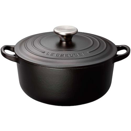 ■EBM ル・クルーゼ トラディション ココットロンド 24cm 2101-24-0 マットブラック〔品番:1691210〕【5013242:0】[送料別途見積り][掲外取寄][店頭受取不可]｜ホームセンターバロー　店