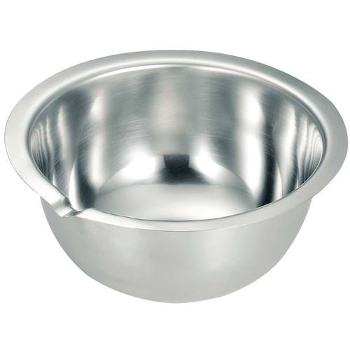 ■EBM 深型ボール フラットエッジ 注ぎ口付 30cm〔品番:1235920〕【5016707:0】[送料別途見積り][掲外取寄][店頭受取不可]