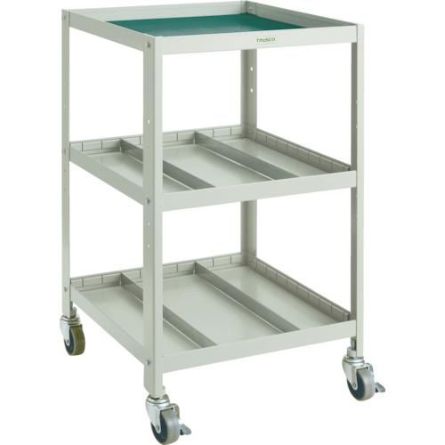 ■TRUSCO アングル式ツールワゴン BUWF型ワゴン 500X530XH900 3段〔品番:BUWF0〕【5016762:0】[店頭受取不可]