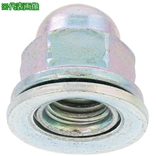 ■SUNCO 三価ブラック ターミナル袋ナット B=10 M6 (500本入)〔品番:N00000T10060000004〕【5018472:0】[送料別途見積り][掲外取寄][店頭受取不可]｜ホームセンターバロー　店