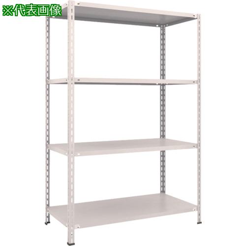 ■TRUSCO スチールラック 軽量棚 中棚ボルトレス型1200X600X1800 4段 ネオグレー〔品番:L64W14〕【5025541:0】[直送DS][店頭受取不可] 19,513円