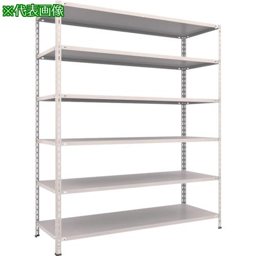 ■TRUSCO スチールラック 軽量棚 中棚ボルトレス型1800X600X2100 6段 ネオグレー〔品番:L76W16〕【5026211:0】[直送DS][店頭受取不可] 35,178円