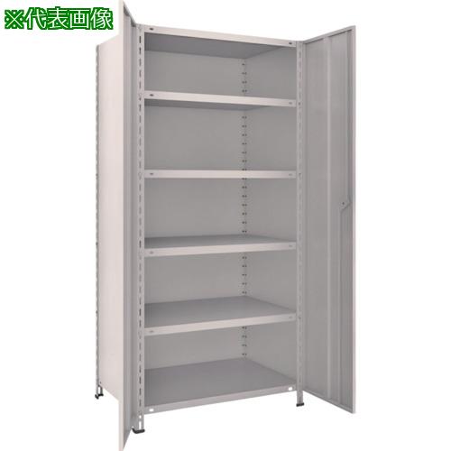 ■TRUSCO スチールラック 軽量棚両開扉付 875X600XH1800 天地6段 ネオグレー〔品番:63WT26〕【5043026:0】[直送DS][店頭受取不可]｜ホームセンターバロー　店