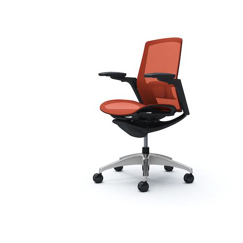 ■OKAMURA フィノラチェア ミドルバック 座メッシュ〔品番:C781ASF1F8〕【5061465:0】[送料別途見積り][法人・事業所限定][外直送][店頭受取不可]｜ホームセンターバロー　店