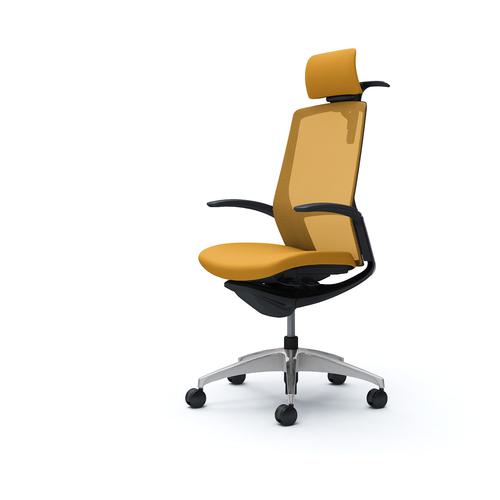 ■OKAMURA フィノラチェア EXハイバック 座クッション〔品番:C74DBRF1H9〕【5061469:0】[送料別途見積り][法人・事業所限定][外直送][店頭受取不可]