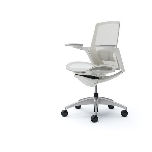■OKAMURA フィノラチェア ミドルバック 座メッシュ〔品番:C781BZF1E2〕【5062966:0】[送料別途見積り][法人・事業所限定][外直送][店頭受取不可]｜ホームセンターバロー　店