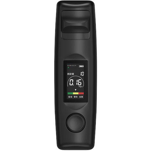 ■Owltech 最短5秒計測 スライドして吹きかけるだけ簡単測定 携帯型アルコールチェッカー〔品番:OWLALC01BK2〕【5064367:0】[送料別途見積り][掲外取寄][店頭受取不可]