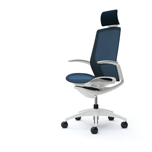 ■OKAMURA フィノラチェア EXハイバック 座メッシュ〔品番:C74AWWF1E4〕【5064500:0】[送料別途見積り][法人・事業所限定][外直送][店頭受取不可]