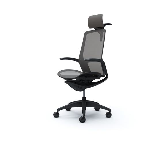 ■OKAMURA フィノラチェア EXハイバック 座メッシュ〔品番:C74BMRF1F2〕【5064523:0】[送料別途見積り][法人・事業所限定][外直送][店頭受取不可]