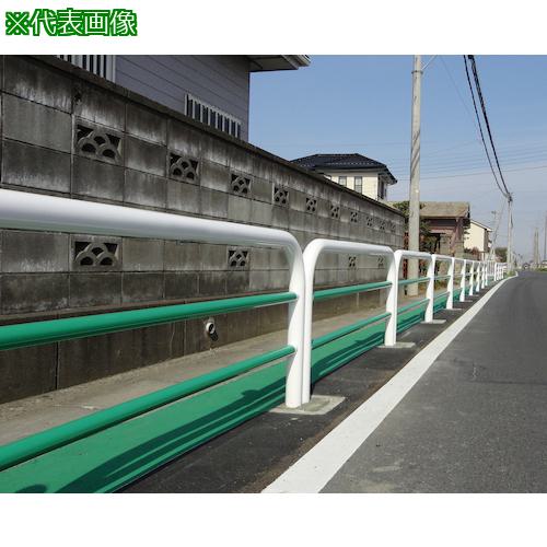 ■積水 高強度セイフティパイプKSP-8-20C 茶色55 支柱間隔\u003d2000 H\u003d800〔品番:KSP820C〕【5065915:0】[送料別途見積り][法人・事業所限定][外直送][店頭受取不可]