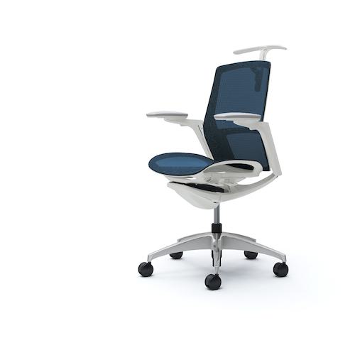 ■OKAMURA フィノラチェア ミドルバック 座メッシュ〔品番:C782BWF1E4〕【5066150:0】[送料別途見積り][法人・事業所限定][外直送][店頭受取不可]