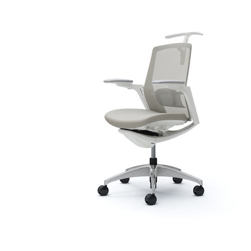 ■OKAMURA フィノラチェア ミドルバック 座クッション〔品番:C784CZF1G3〕【5066211:0】[送料別途見積り][法人・事業所限定][外直送][店頭受取不可]｜ホームセンターバロー　店