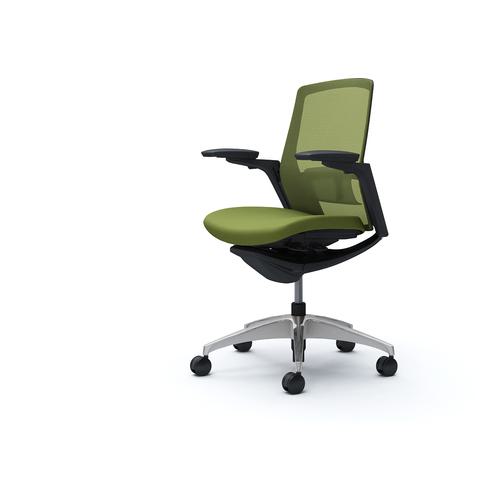 ■OKAMURA フィノラチェア ミドルバック 座クッション〔品番:C783ASF1G5〕【5066234:0】[送料別途見積り][法人・事業所限定][外直送][店頭受取不可]｜ホームセンターバロー　店