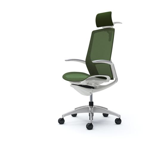 ■OKAMURA フィノラチェア EXハイバック 座メッシュ〔品番:C74BBWF1F5〕【5067659:0】[送料別途見積り][法人・事業所限定][外直送][店頭受取不可]