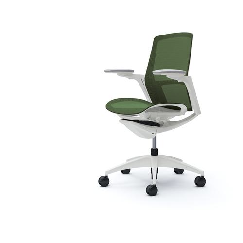 ■OKAMURA フィノラチェア ミドルバック 座メッシュ〔品番:C781WWF1F5〕【5069324:0】[送料別途見積り][法人・事業所限定][外直送][店頭受取不可]