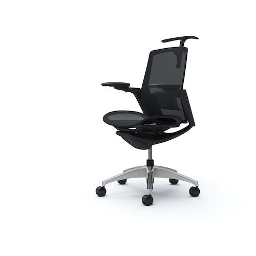 ■OKAMURA フィノラチェア ミドルバック 座メッシュ〔品番:C782BSF1E1〕【5069376:0】[送料別途見積り][法人・事業所限定][外直送][店頭受取不可]