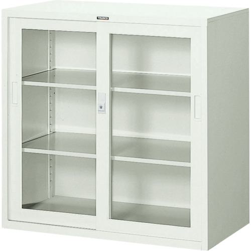 ■TRUSCO スタンダード書庫(D515) ガラス引違 880XH880〔品番:N303GW〕【5070139:0】[法人・事業所限定][直送元][店頭受取不可]｜ホームセンターバロー　店