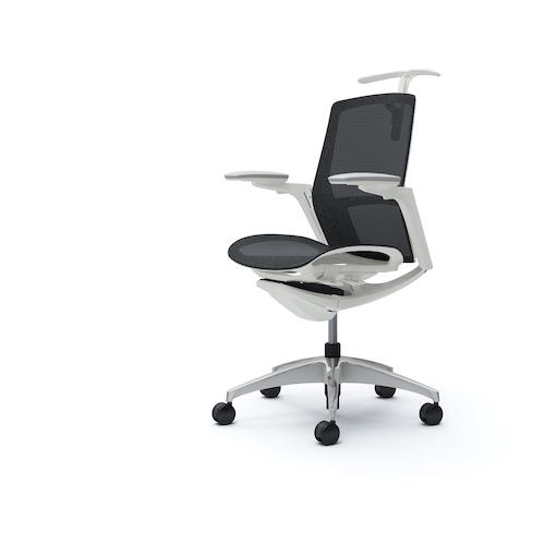 ■OKAMURA フィノラチェア ミドルバック 座メッシュ〔品番:C782BWF1E1〕【5070914:0】[送料別途見積り][法人・事業所限定][外直送][店頭受取不可]