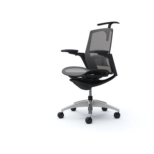 ■OKAMURA フィノラチェア ミドルバック 座メッシュ〔品番:C782BSF1F2〕【5077263:0】[送料別途見積り][法人・事業所限定][外直送][店頭受取不可]