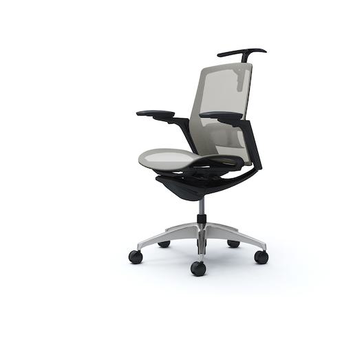 ■OKAMURA フィノラチェア ミドルバック 座メッシュ〔品番:C782ASF1E3〕【5077275:0】[送料別途見積り][法人・事業所限定][外直送][店頭受取不可]