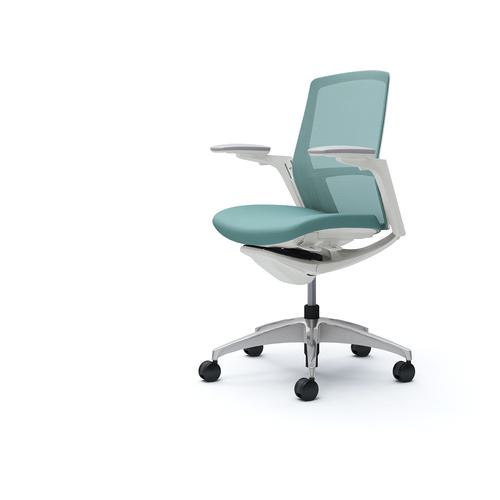 ■OKAMURA フィノラチェア ミドルバック 座クッション〔品番:C783CWF1G6〕【5077299:0】[送料別途見積り][法人・事業所限定][外直送][店頭受取不可]｜ホームセンターバロー　店