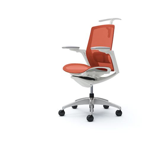 ■OKAMURA フィノラチェア ミドルバック 座メッシュ〔品番:C782CZF1F8〕【5078809:0】[送料別途見積り][法人・事業所限定][外直送][店頭受取不可]