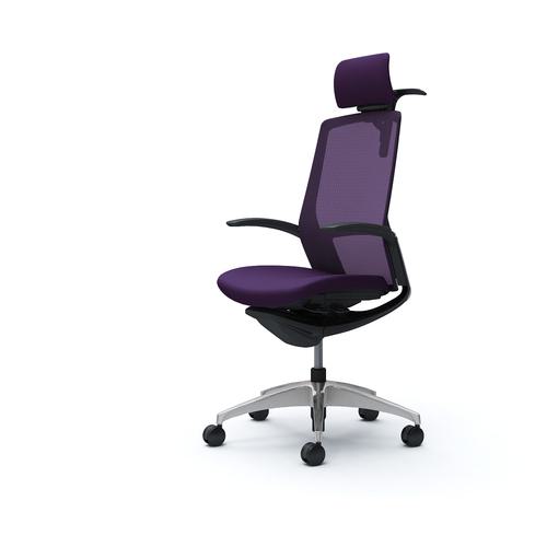 ■OKAMURA フィノラチェア EXハイバック 座クッション〔品番:C74DBRF1G0〕【5081928:0】[送料別途見積り][法人・事業所限定][外直送][店頭受取不可]
