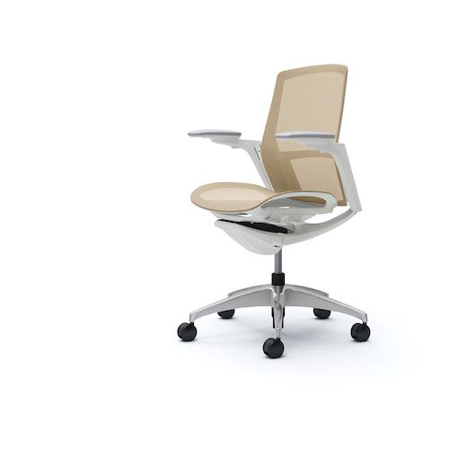 ■OKAMURA フィノラチェア ミドルバック 座メッシュ〔品番:C781CWF1E7〕【5085099:0】[送料別途見積り][法人・事業所限定][外直送][店頭受取不可]｜ホームセンターバロー　店