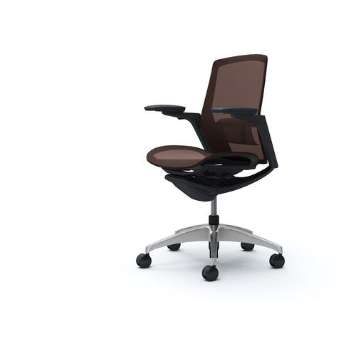 ■OKAMURA フィノラチェア ミドルバック 座メッシュ〔品番:C781BSF1E8〕【5085106:0】[送料別途見積り][法人・事業所限定][外直送][店頭受取不可]