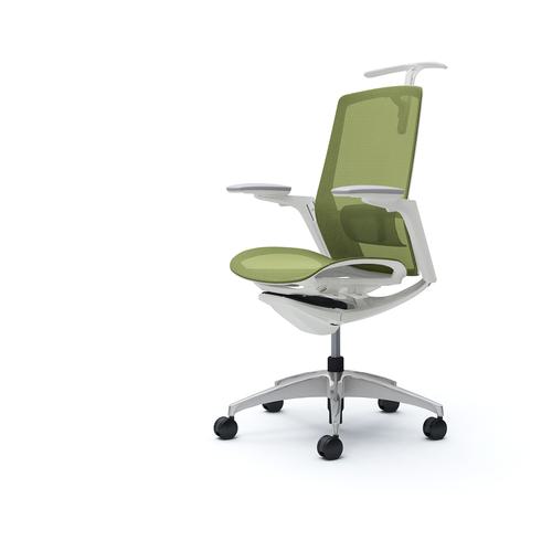 ■OKAMURA フィノラチェア ハイバック 座メッシュ〔品番:C786BZF1E5〕【5085189:0】[送料別途見積り][法人・事業所限定][外直送][店頭受取不可]