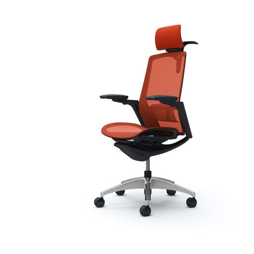 ■OKAMURA フィノラチェア EXハイバック 座メッシュ〔品番:C78BASF1F8〕【5085413:0】[送料別途見積り][法人・事業所限定][外直送][店頭受取不可]