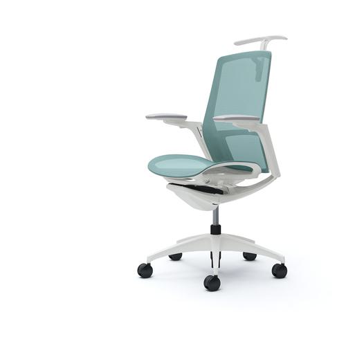 ■OKAMURA フィノラチェア ハイバック 座メッシュ〔品番:C786WWF1E6〕【5085711:0】[送料別途見積り][法人・事業所限定][外直送][店頭受取不可]