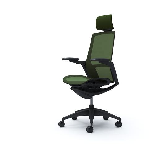 ■OKAMURA フィノラチェア EXハイバック 座メッシュ〔品番:C78AMRF1F5〕【5085867:0】[送料別途見積り][法人・事業所限定][外直送][店頭受取不可]