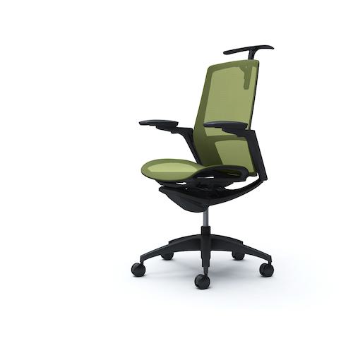 ■OKAMURA フィノラチェア ハイバック 座メッシュ〔品番:C786MRF1E5〕【5086009:0】[送料別途見積り][法人・事業所限定][外直送][店頭受取不可]
