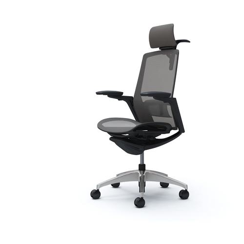 ■OKAMURA フィノラチェア EXハイバック 座メッシュ〔品番:C78BASF1F2〕【5087517:0】[送料別途見積り][法人・事業所限定][外直送][店頭受取不可]