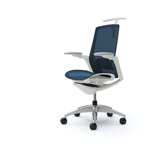 ■OKAMURA フィノラチェア ハイバック 座メッシュ〔品番:C786BZF1E4〕【5087967:0】[送料別途見積り][法人・事業所限定][外直送][店頭受取不可]