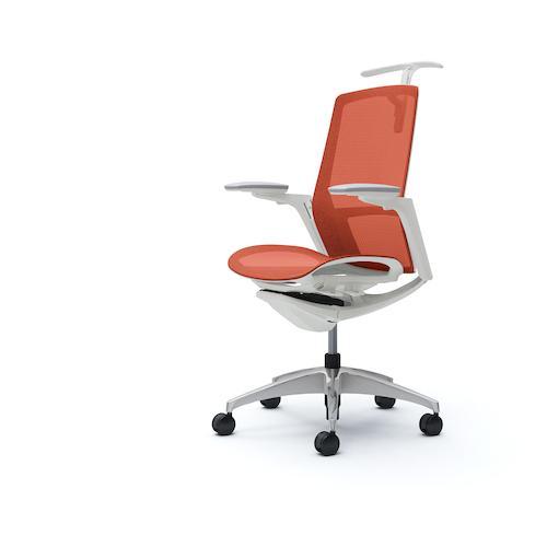 ■OKAMURA フィノラチェア ハイバック 座メッシュ〔品番:C786CWF1F8〕【5088013:0】[送料別途見積り][法人・事業所限定][外直送][店頭受取不可]